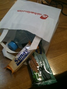 Lunchpaket der AirBerlin